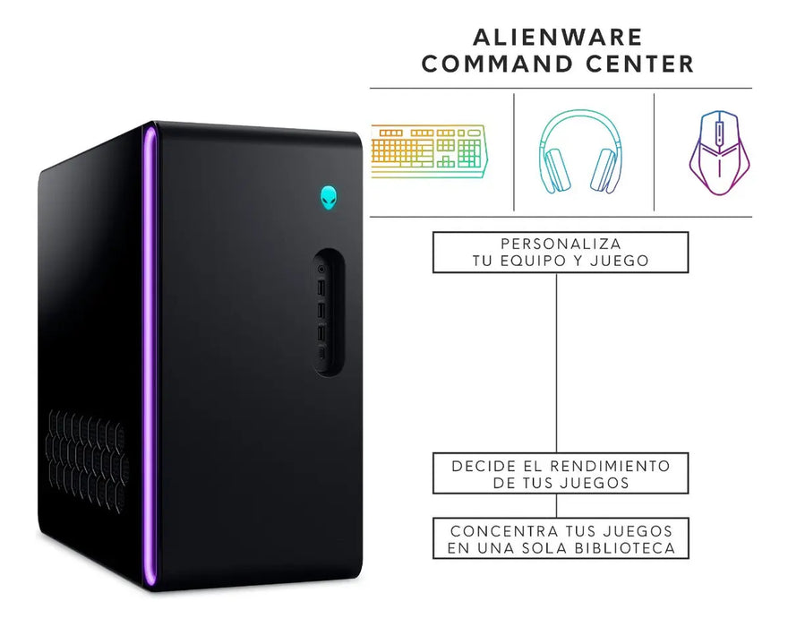 Alienware Dt Act1250 Intel Ultra 7 265f 32 Gb Ram 1 Tb Ssd 1 Tb 32 Gb Nvidia Geforce Rtx 4060 Ti GRADO A