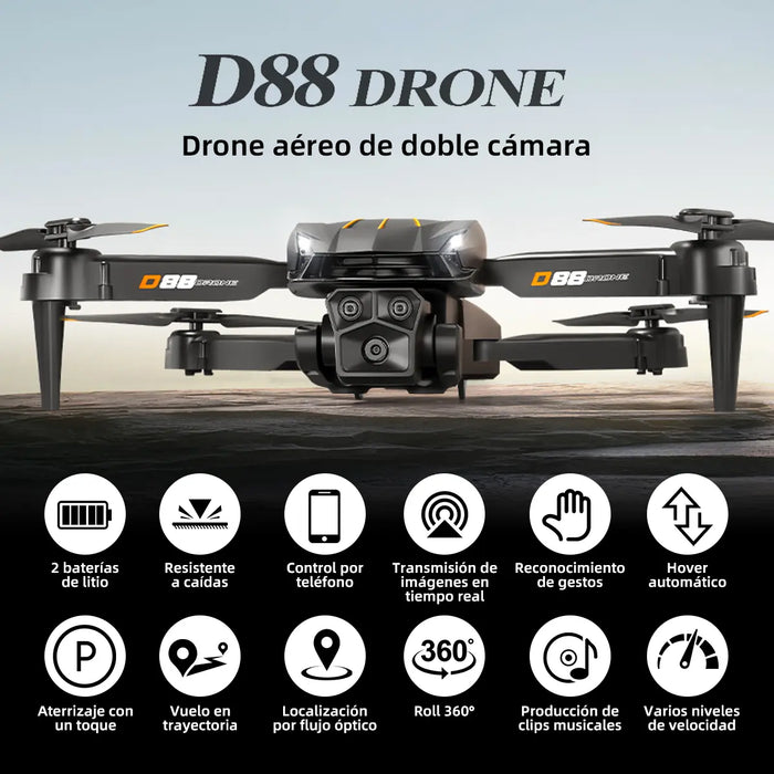 OURLIFE OURLIFE FÁBRICA DRON D88 NEGRO D88 NEGRO 3.0 BLACK 2.4 GHZ 2 8K GRADO B