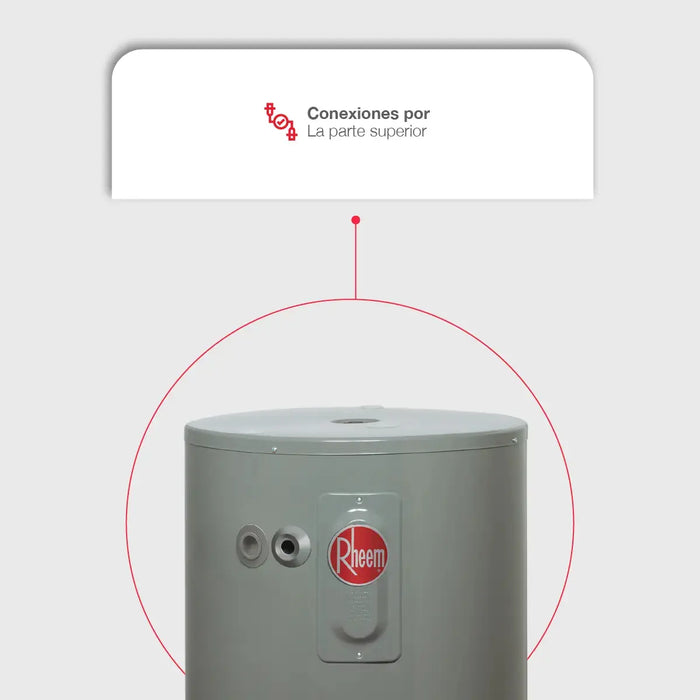 BOILER ELÉCTRICO RHEEM 89VP30 GRIS OXFORD 113L 220V GRADO B