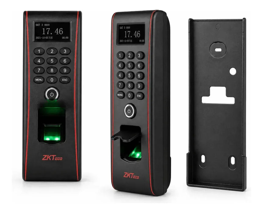 Control De Acceso Exterior Zkteco Tf1700 Ip65 3000 Huellas Y Tarjetas Rfid Negro - GRADO B