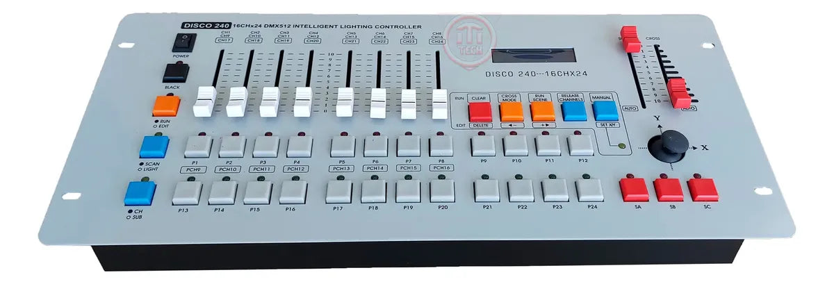 CONTROLADOR DMX 240, CONTROLADOR DE LUCES DJ GRADO B