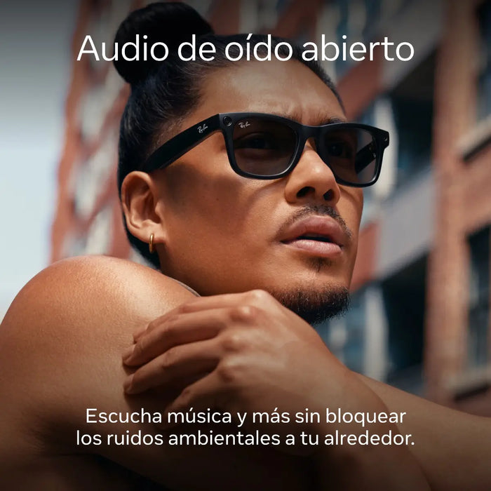 ANTEOJOS DE SOL RAY-BAN META WAYFARER RW4006 NEGRO MATE GRADO A