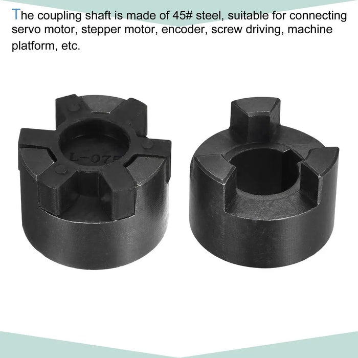 EJE DE ACOPLAMIENTO FLEXIBLE 16MM A 19MM ACOPLADOR DE MOTOR GRADO B