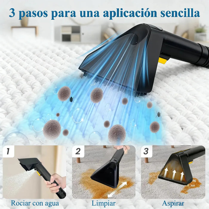 ASPIRADORA LIMPIAALFOMBRAS 1800ML 800ML 22000PA 850W 5 CABEZALES GRADO B