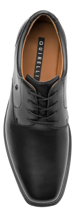 Zapato Caballero Vestir Oficina Confor Quirelli 701305 Negro #6mx (Grado B)