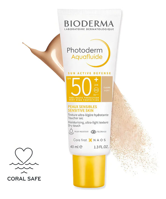 PHOTODERM AQUAFLUIDE NEUTRO - BIODERMA 40 ML TONO CLARO   |  GRADO A