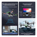 .MINI DRON 8K HYTOBP CON DUAL CÁMARA HD PROFESIONAL DRON GPS 5GHZ TRES BATERÍAS GRADO B - TiendaKomet México