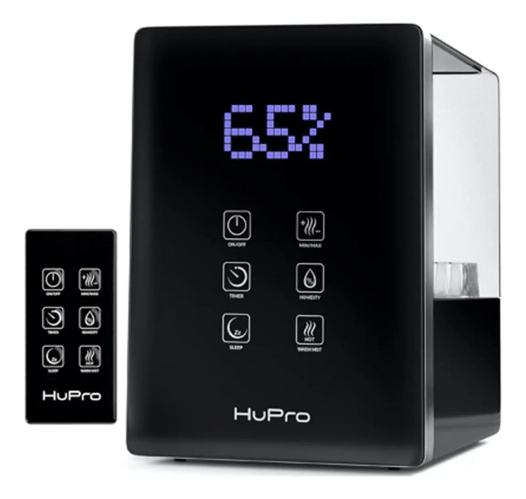 HuPro - 771 Humidificadores para control inteligente de recámara, humidificador de niebla fría y cálida, 6 L, tanque de agua de llenado superior GRADO A