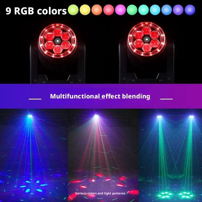 Luz De Escenario Láser Móvil Rgbw De 90w Con Rotación 360d GRADO A