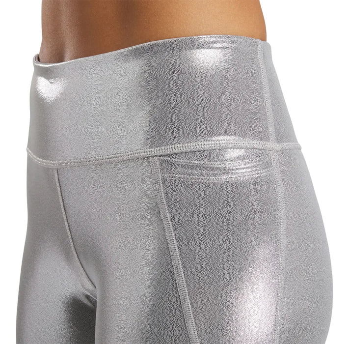 LUX CHROME HR TIGHT REEBOK ADULTO MUJER PLATEADO LISA TALLA L GRADO B