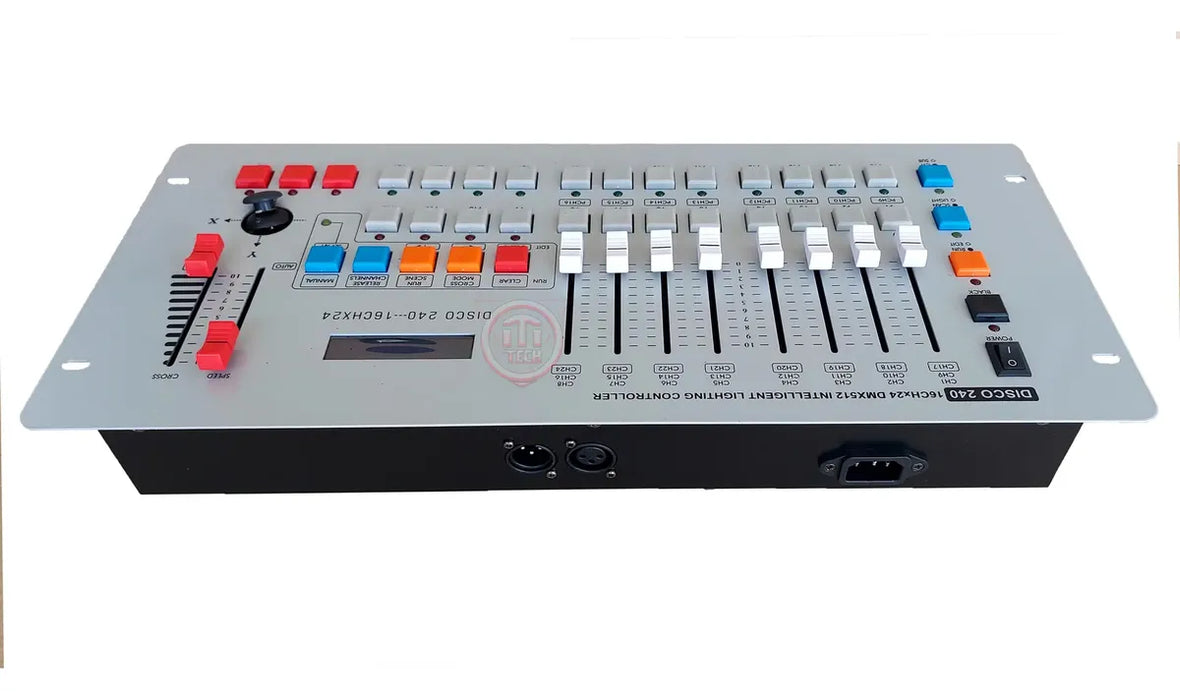 CONTROLADOR DMX 240, CONTROLADOR DE LUCES DJ GRADO B