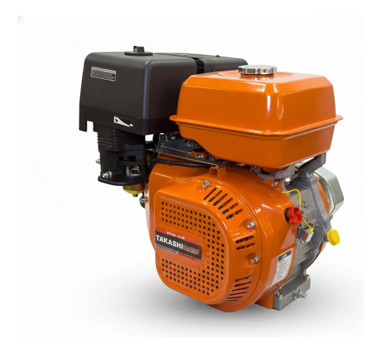 MOTOR A GASOLINA TAKASHI 13HP 4T | 389CC | ENCENDIDO MANUAL | CAJA SELLADA | GRADO B (SIN REVISAR)