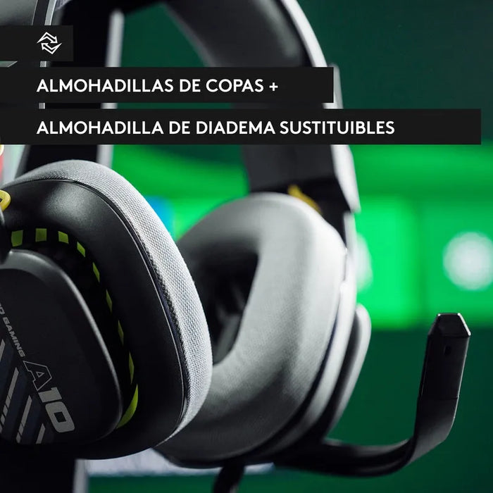 Audífonos Logitech A10-939-002046 Astro A10 Gen 2 Negro GRADO A - TiendaKomet México