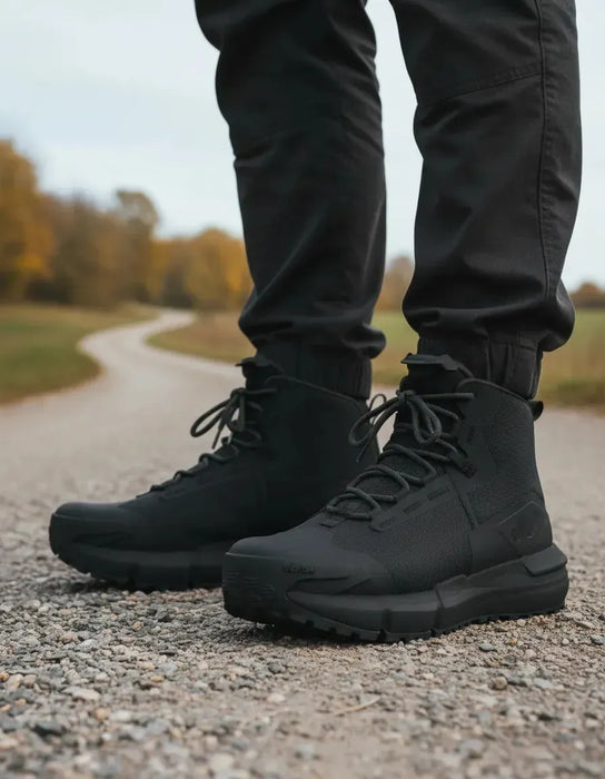 BOTAS TACTICAS UNDER ARMOUR CHARGED VALSETZ MID NEGRAS TALLA 30 CM GRADO A