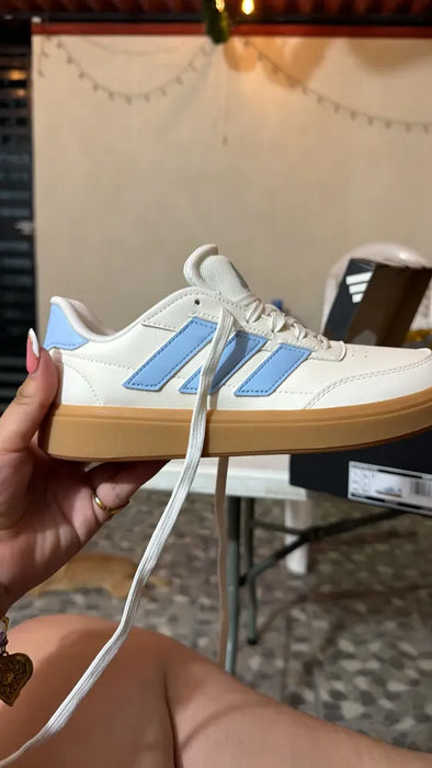 Tenis adidas Courtblock Femenino IH1721 Blanco Talla 24.5 MX | Grado A