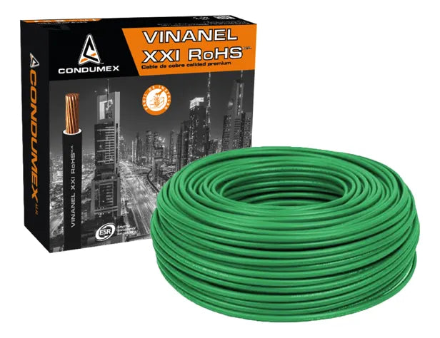 Caja 100 Mts Cable Thwls Cal 10 Condumex Vinanel Awg 600v GRADO B