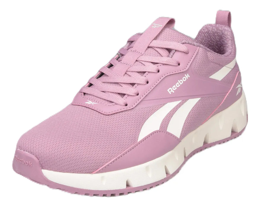 Tenis Morados Reebok Zig Dynamica Str Para Mujer 6883 Morado Lisa 24.5 Mx GRADO A