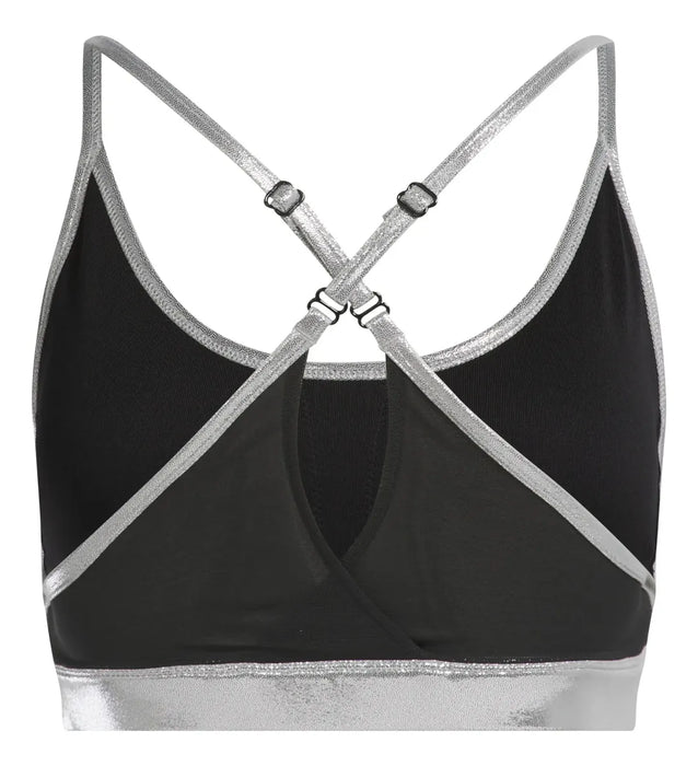 LUX CHROME STRAPPY BRA REEBOK ADULTO MUJER GRIS LISO M GRADO B