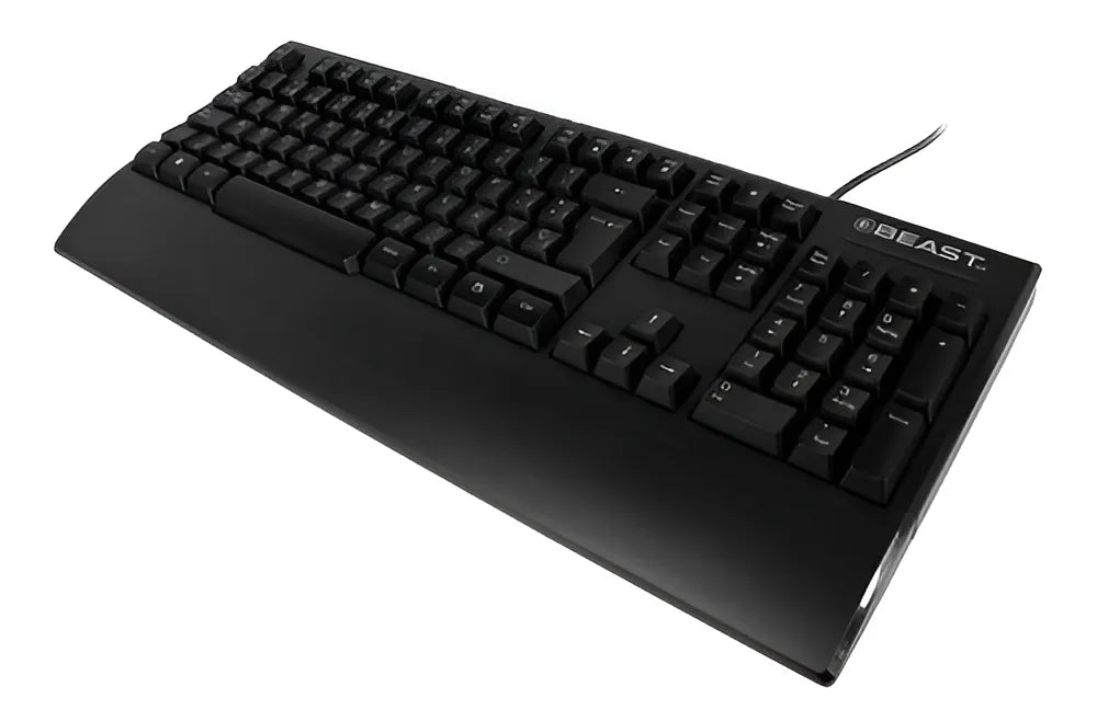 Teclado Gamer Beast Rt-02 Alambrico Español Luz Multicolor Color Del Teclado Negro GRADO A