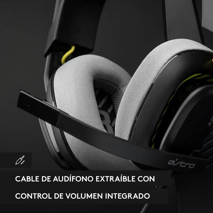 Audífonos Logitech A10-939-002046 Astro A10 Gen 2 Negro GRADO A - TiendaKomet México