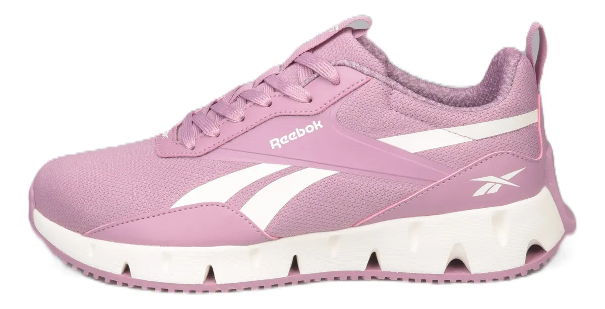 Tenis Morados Reebok Zig Dynamica Str Para Mujer 6883 Morado Lisa 24.5 Mx GRADO A