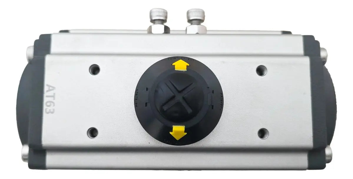 Válvula De Bola En Inox De 1  Con Actuador Simple Efecto GRADO B