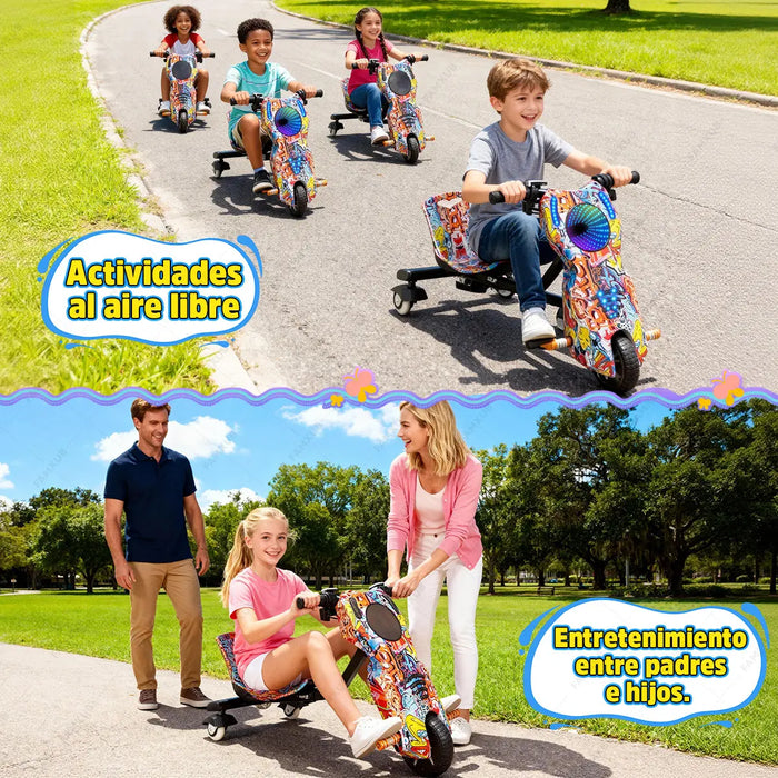 SCOOTER ELECTRICO ASH YA 3 RUEDAS 3 VELOCIDADES BLUETOOTH GRADO B