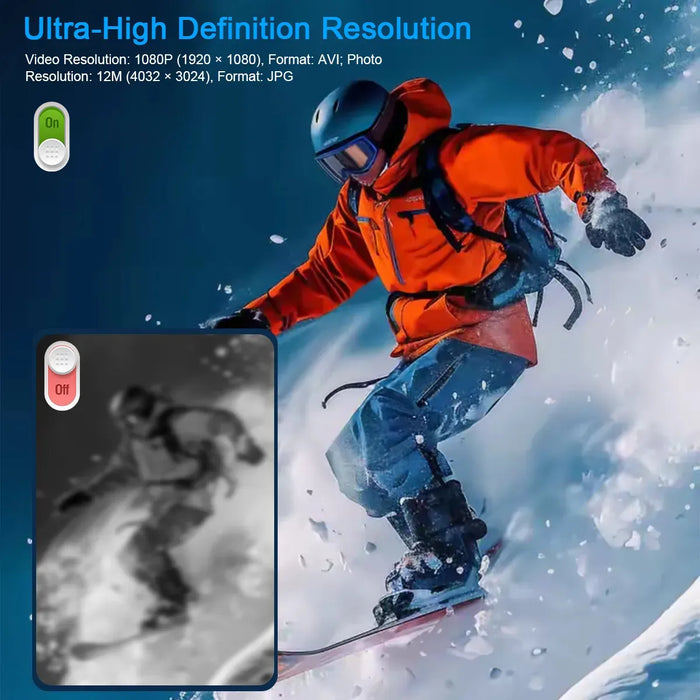 CAMARA DEPORTIVA IMPERMEABLE IP67 WIFI FULL HD 30FPS GRADO B