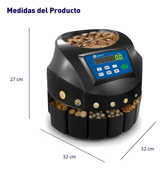 Contadora De Monedas Maquina Clasificadora Separador Digital GRADO B