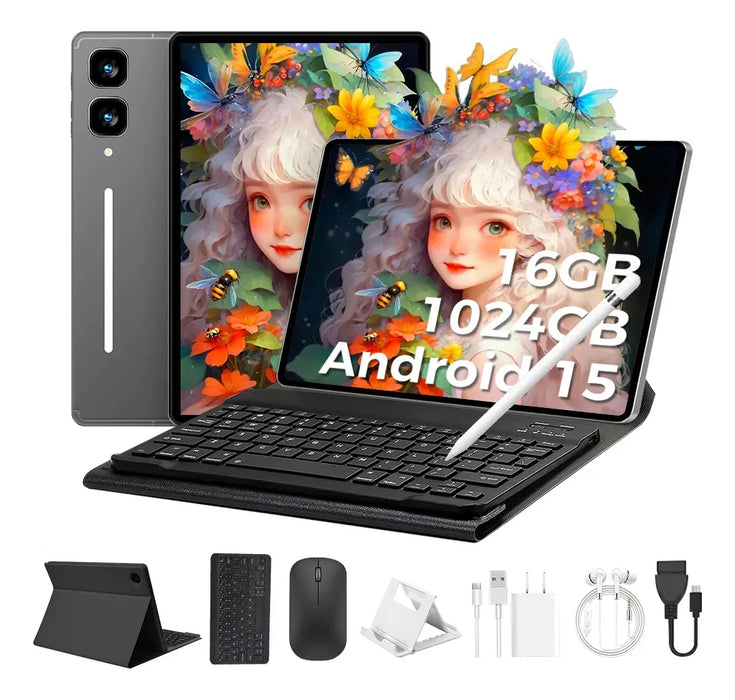 TABLET 1TB ROM Y 16GB DE MEMORIA RAM 5G 11'' WIFI ANDROID 15 GRIS GRADO B