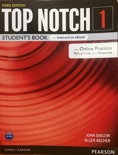Top notch 3ed 1 students book  ebookonlne practcem 1 GRADO B