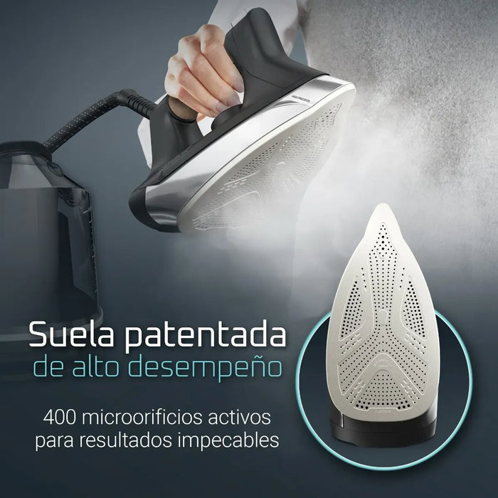 Generador de Vapor Rowenta Pro Compact DG7661U1 | Alta Presión | Suela Microsteam | Color Negro | Grado B ✨