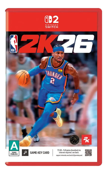 Videojuego NBA 2K26 para Nintendo Switch 2 (Formato Físico) | Grado B
