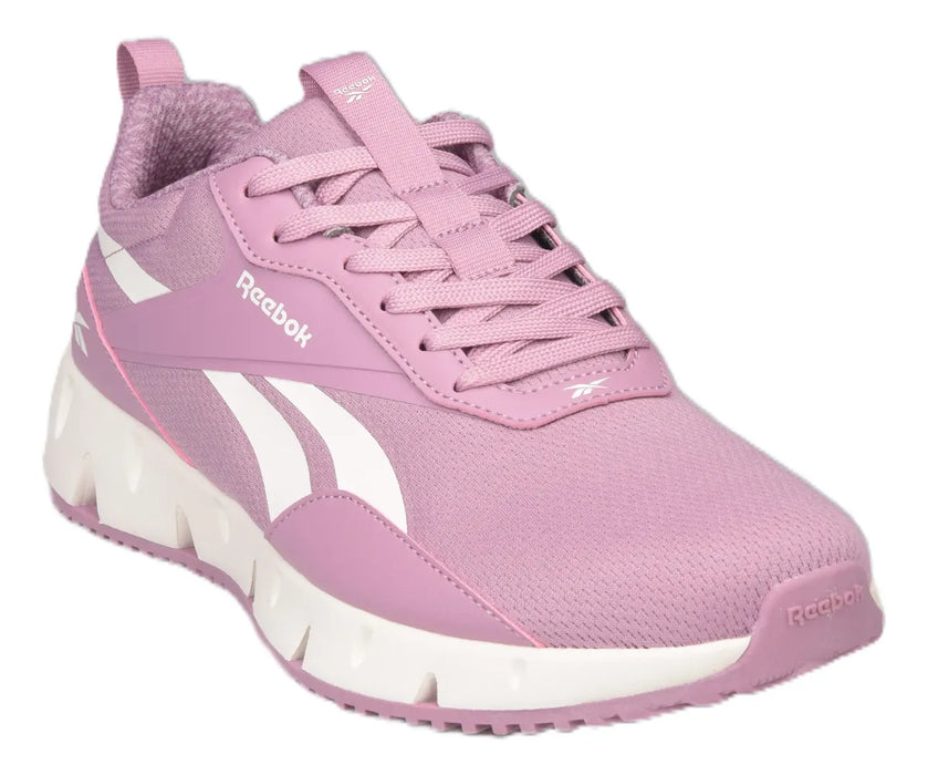 Tenis Morados Reebok Zig Dynamica Str Para Mujer 6883 Morado Lisa 24.5 Mx GRADO A