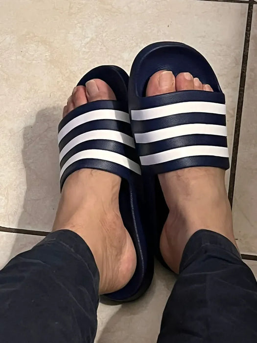 Sandalias adidas Adilette Aqua Ajuste Clásico Unisex Talla 8 MX | Grado A