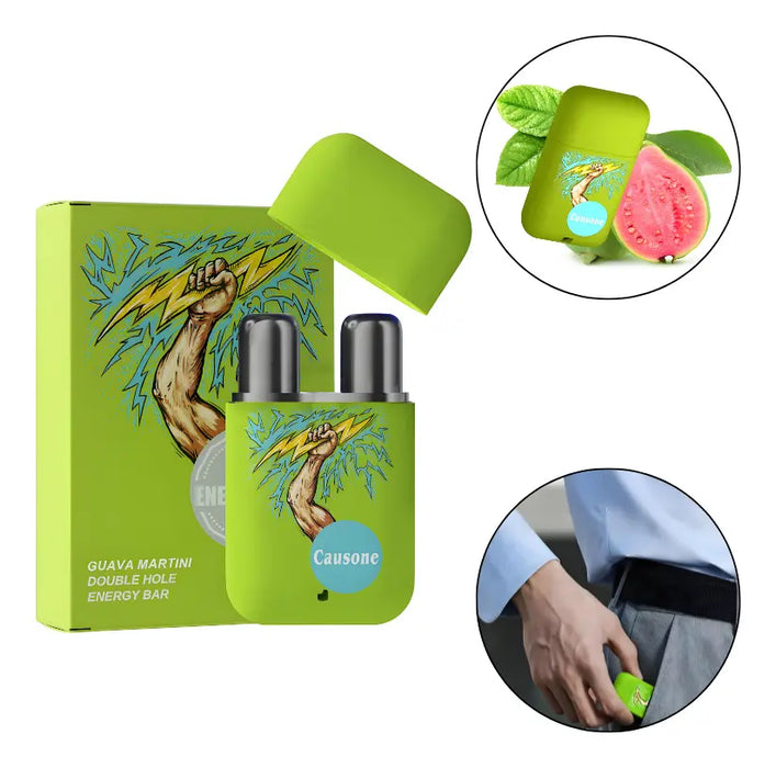Barra de Inhalación Energética de Doble Agujero / Inhalador Nasal Doble - GRADO A