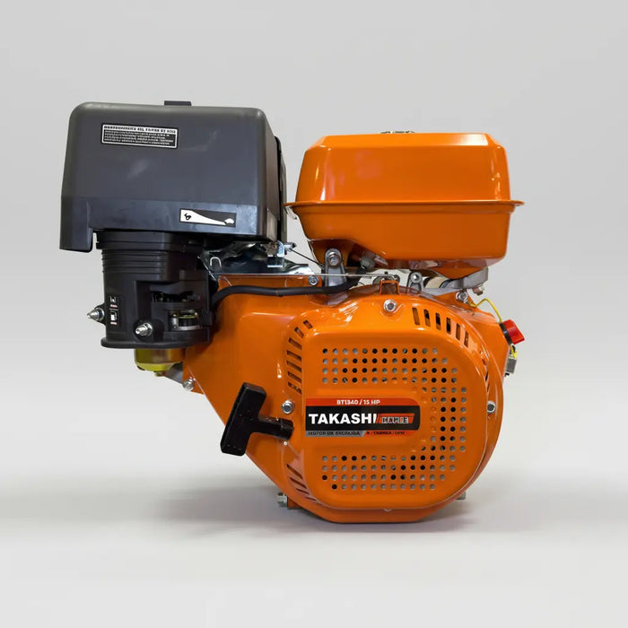 MOTOR A GASOLINA TAKASHI 13HP 4T | 389CC | ENCENDIDO MANUAL | CAJA SELLADA | GRADO B (SIN REVISAR)