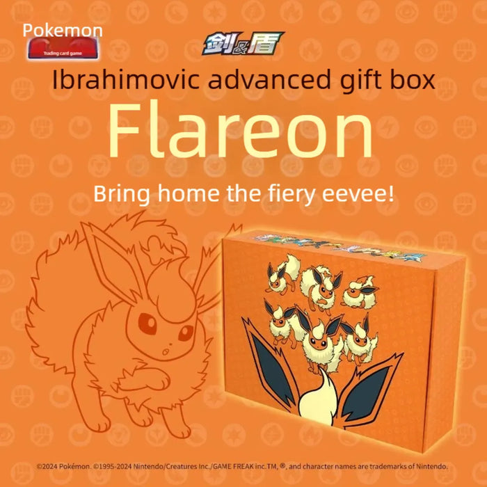 Caja De Regalo Tcg: Pokémon Flareon Advanced Collection | Grado A