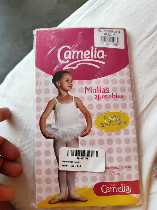 MALLAS NIÑAS LISAS COLORES CAMELIA DISFRACES CALIDAD NYLON 2