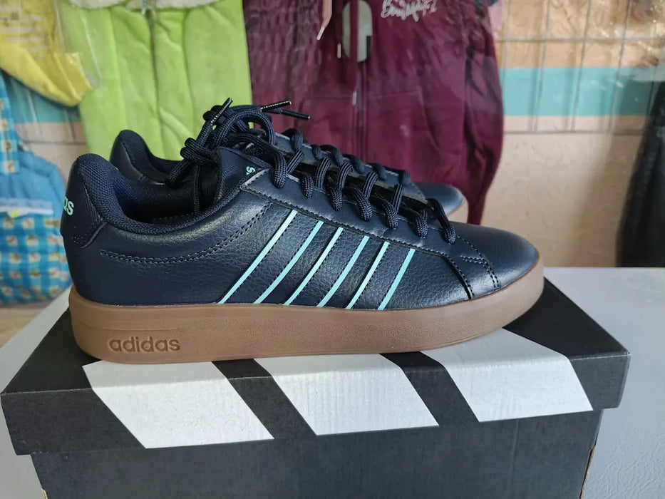Tenis adidas Grand Court Base Hombre Negro HQ0070 Talla 6.5 MX | Grado A