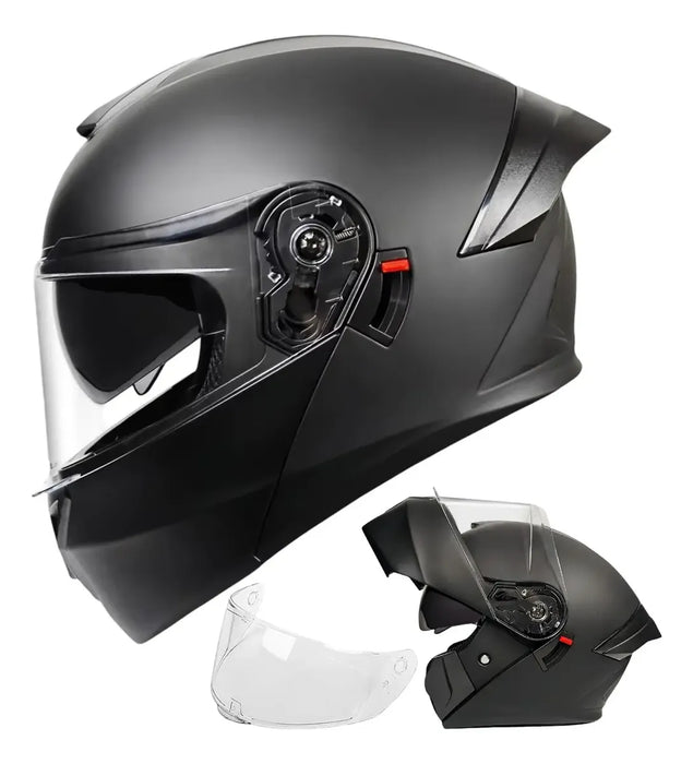 CASCO DE MOTOCICLETA CASCO ABATIBLE CERTIFICADO DOT/CCC 1 GRADO B