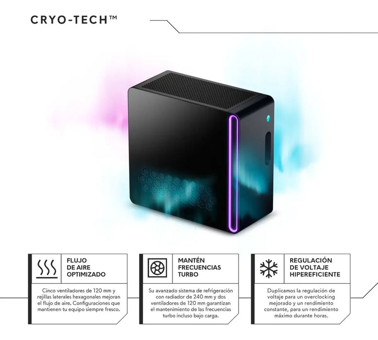 Alienware Dt Act1250 Intel Ultra 7 265f 32 Gb Ram 1 Tb Ssd 1 Tb 32 Gb Nvidia Geforce Rtx 4060 Ti GRADO A
