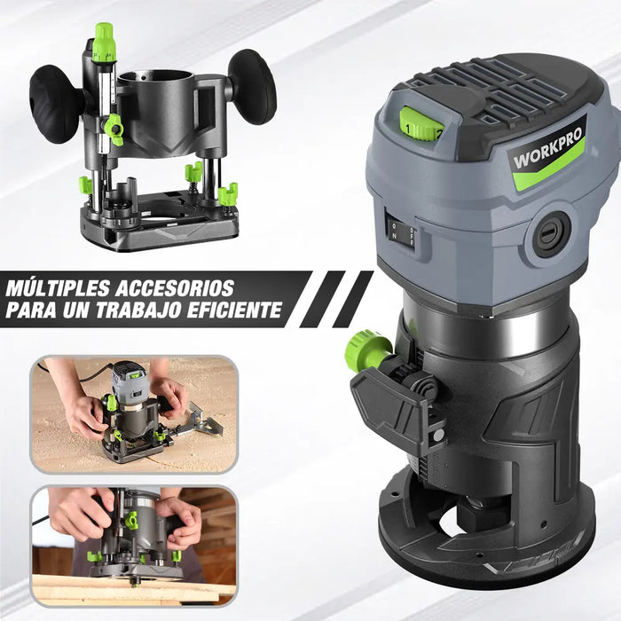 ROUTER DE MANO WORKPRO 780W 30000 RPM 2 BASES GRADO B