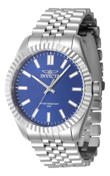 Reloj Invicta Specialty 47481 Hombre 43mm Acero Inoxidable Esfera Azul Cuarzo 50m - Grado B Signos De Uso Leve - Oportunidad