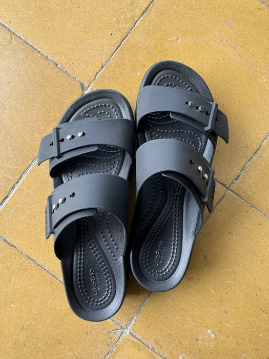 Sandalias Crocs Brooklyn Low Wedge para Mujer Talla 23 MX| Grado B