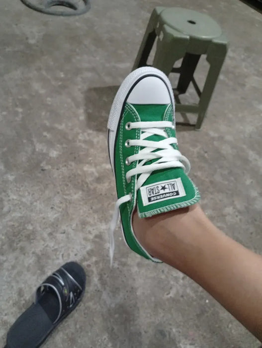 Tenis Converse Chuck Taylor 150476C Unisex Verde Liso Talla 24.5 MX | Grado B