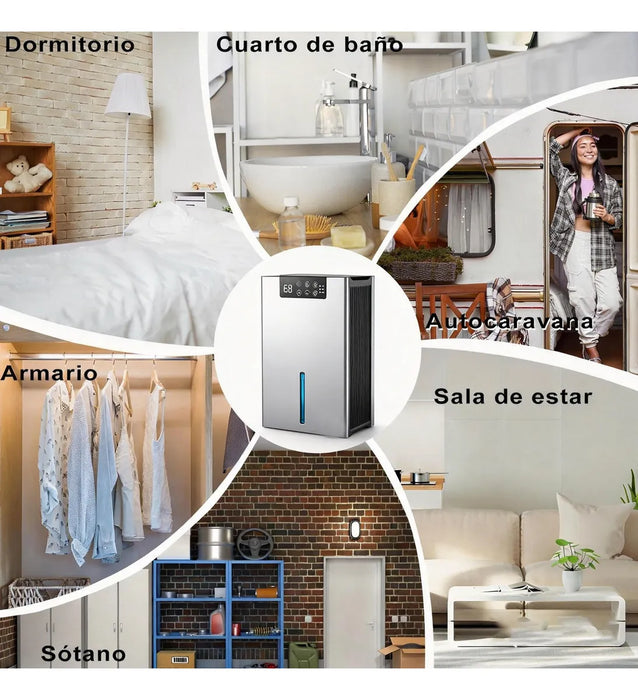 BOKOPTYR DESHUMIDIFICADOR DESHUMIDIFICADOR CT15 DOMESTIC CURRENT GB0828 110V COLOR GRIS GRADO B - TiendaKomet México