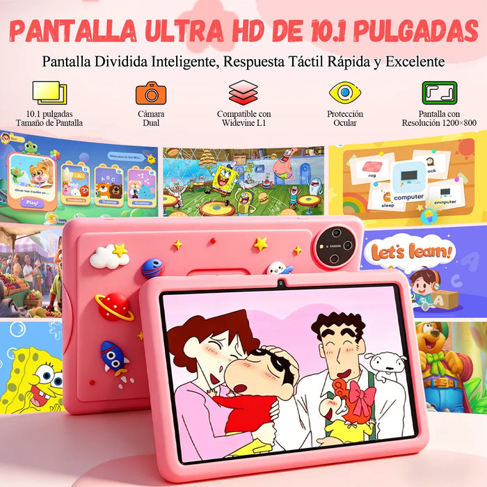 TABLET INFANTIL ANDROID 14 16GB+128GB 8000 MAH 10 WIFI 6 GRADO B