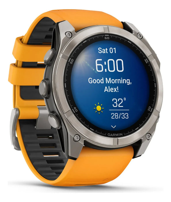 monitor garmin fénix 8 47mm amoled safiro titanio GRADO A