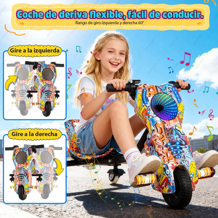 SCOOTER ELECTRICO ASH YA 3 RUEDAS 3 VELOCIDADES BLUETOOTH GRADO B
